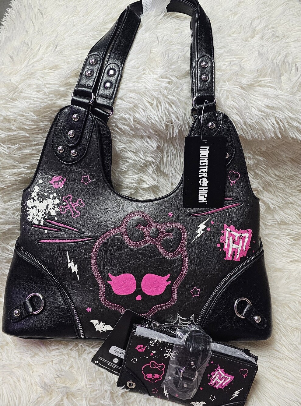 Monster High Icon Tote Bag & Wallet NWT